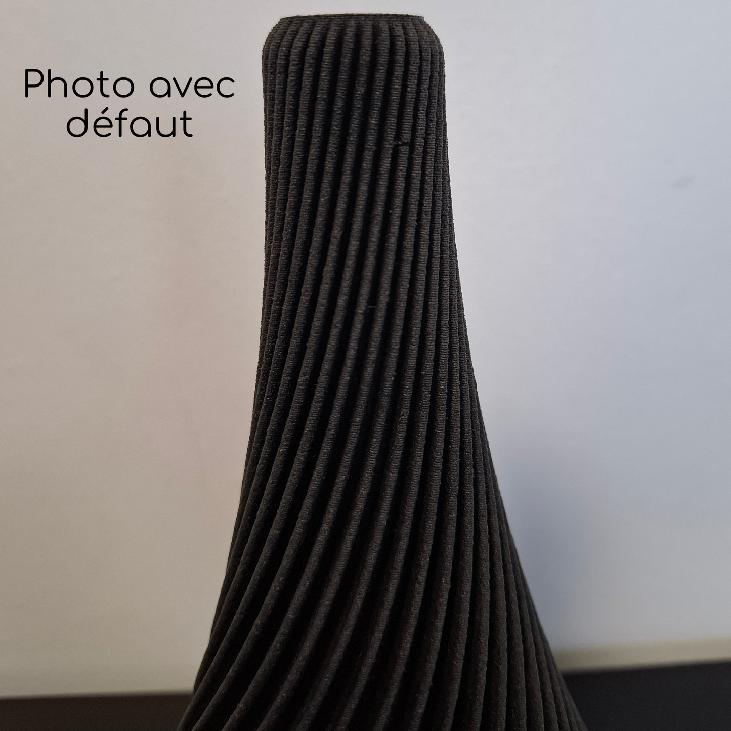 Vase Ailettes twist small Imparfait