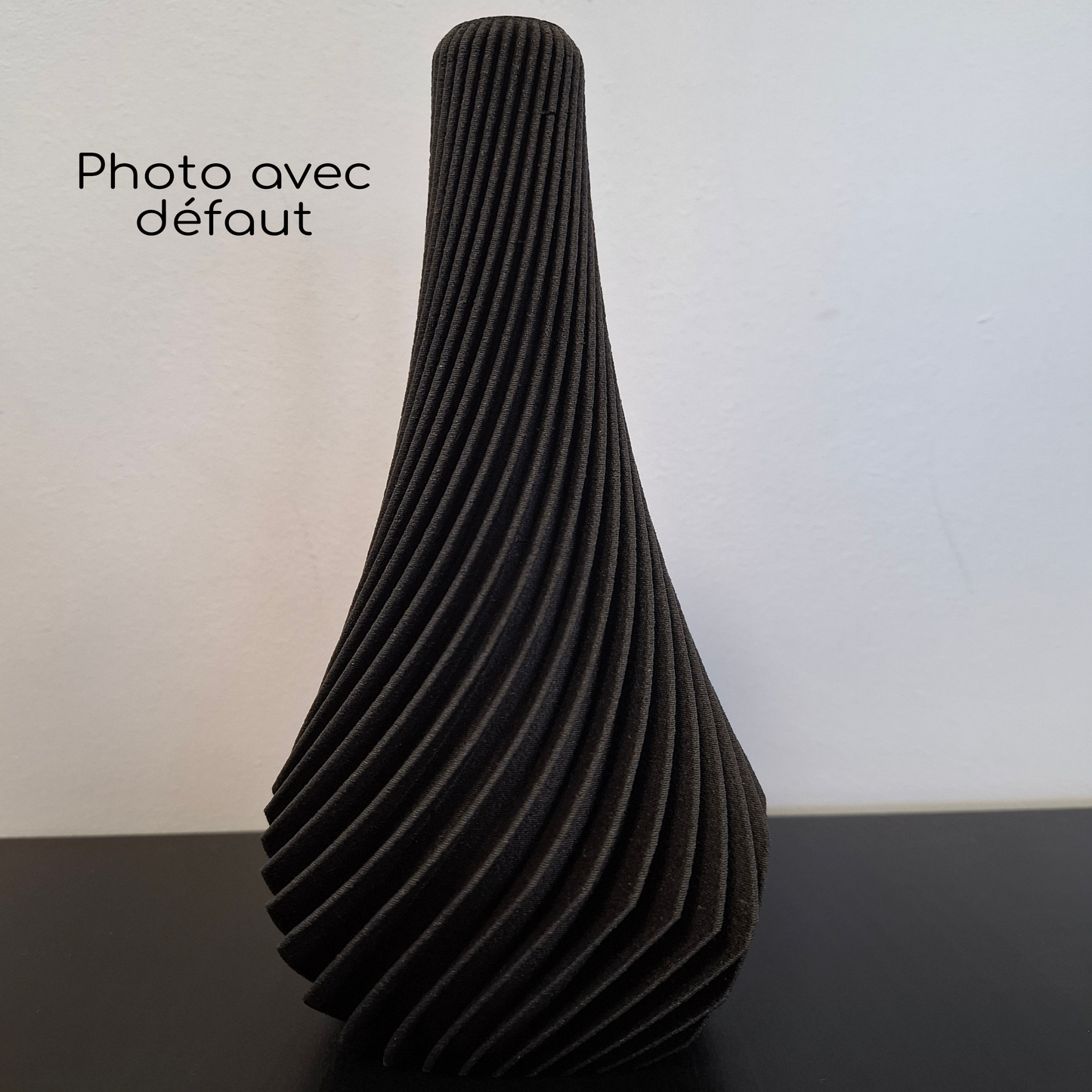 Vase Ailettes twist small Imparfait