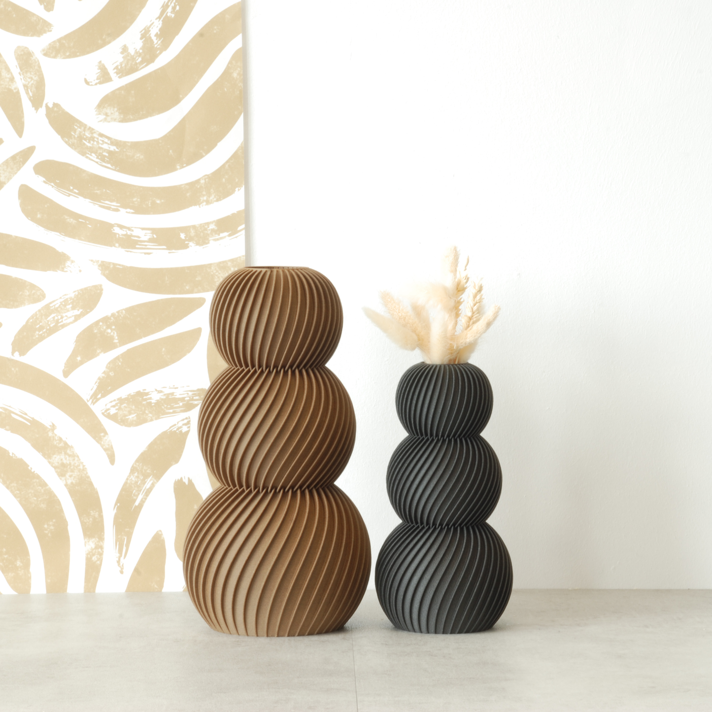 Vase 3D FLAMANT TWIST